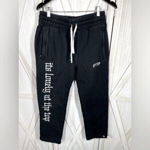 Uptop Is Lonely at the‎ top Black Sweatpants